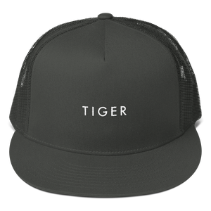 Tiger Flat Bill Trucker Hat